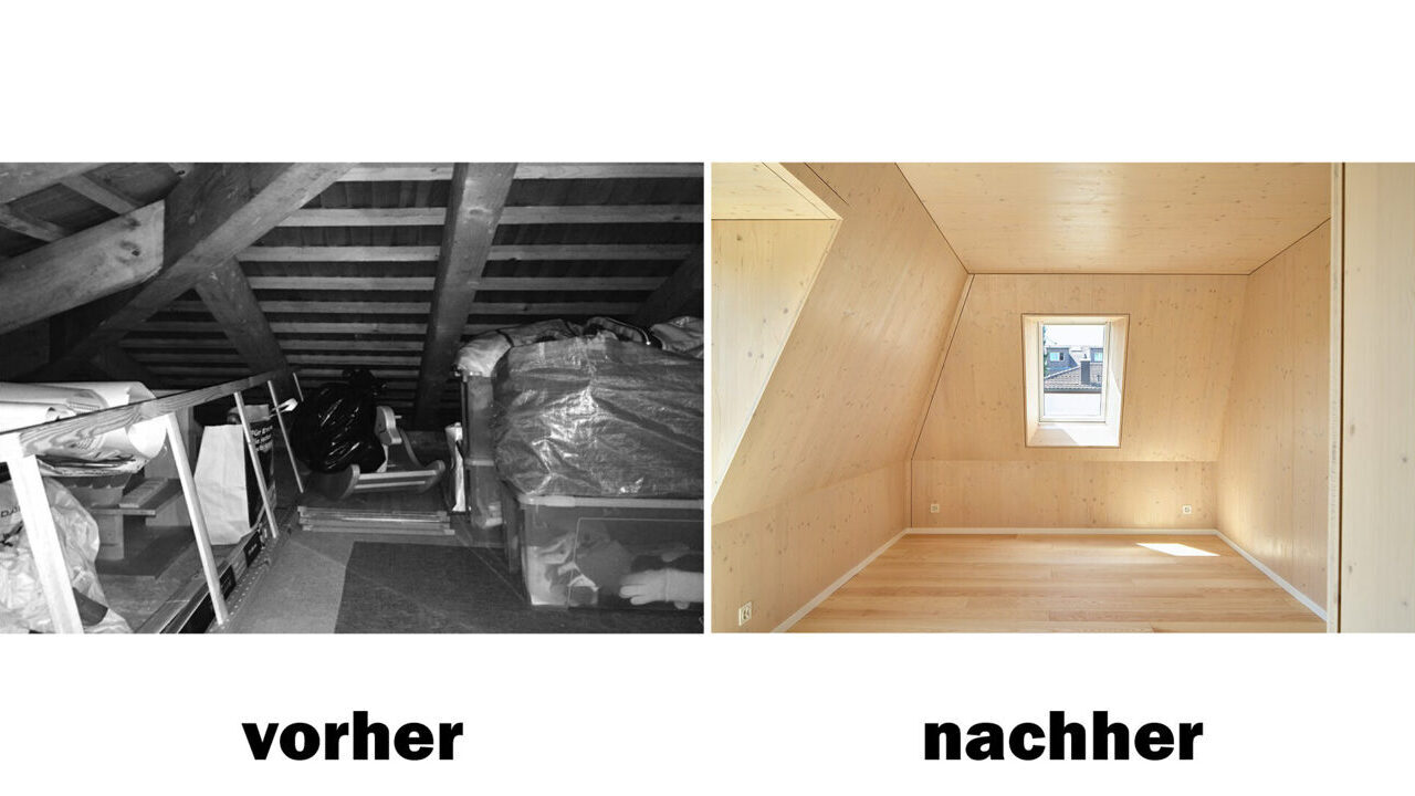 Dachaufstockung mit begehbarer Dachterrasse in Zürich Slide 9