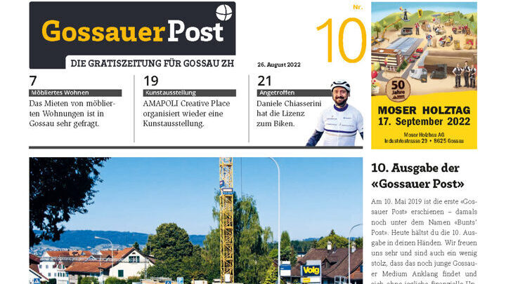Bild zum Text: 26.08.2022 - Gossauer Post: 50 Jahre im Dienste des nachhaltigen Holzbaus
