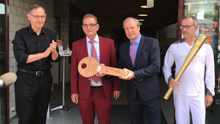 Bild zum Text: 08.07.2021 - Regio: Eine der schönsten Sporthallen im Kanton